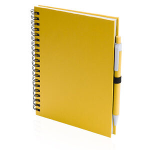 Libreta y bolígrafo