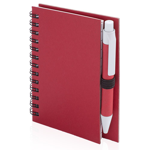 Libreta y bolígrafo