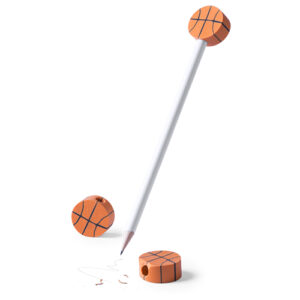 Lápiz con borrador de balón de Baloncesto (SKU: 5218-312)