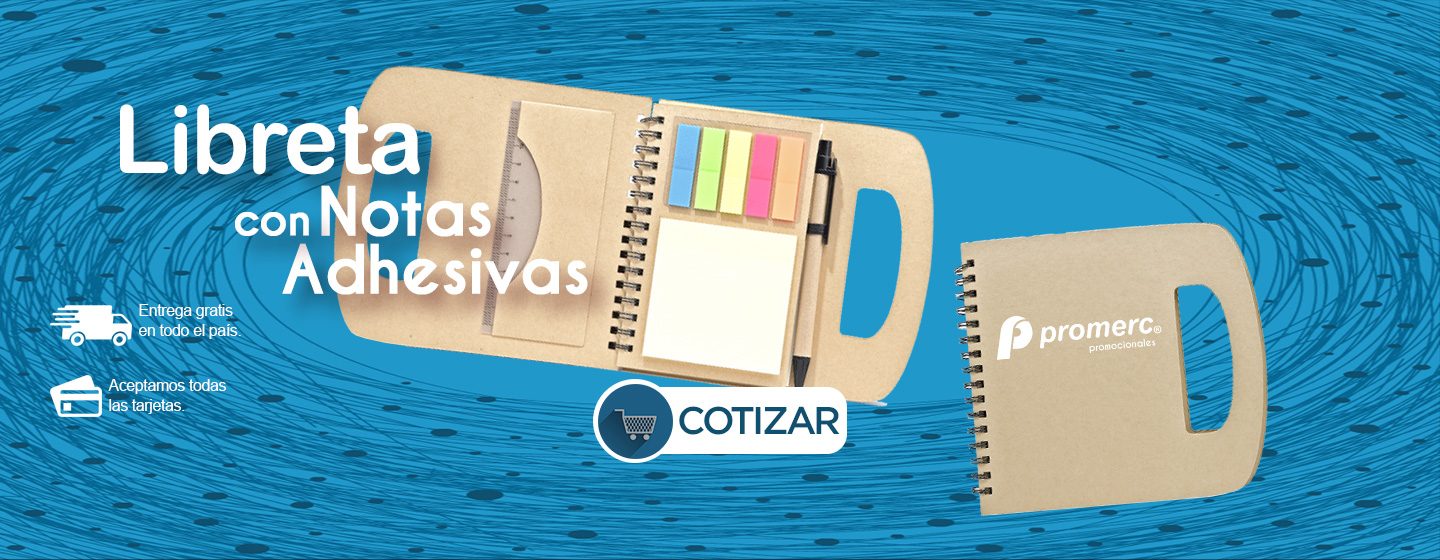 Libreta con Notas Adhesivas Promocionales Promerc