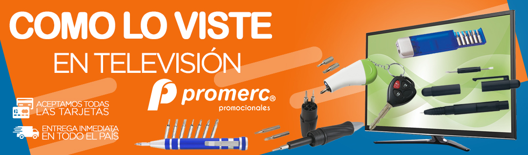 como lo viste en televisión con promocionales promerc
