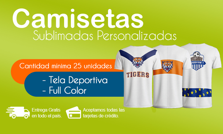 Camisetas Sublimadas Costa Rica