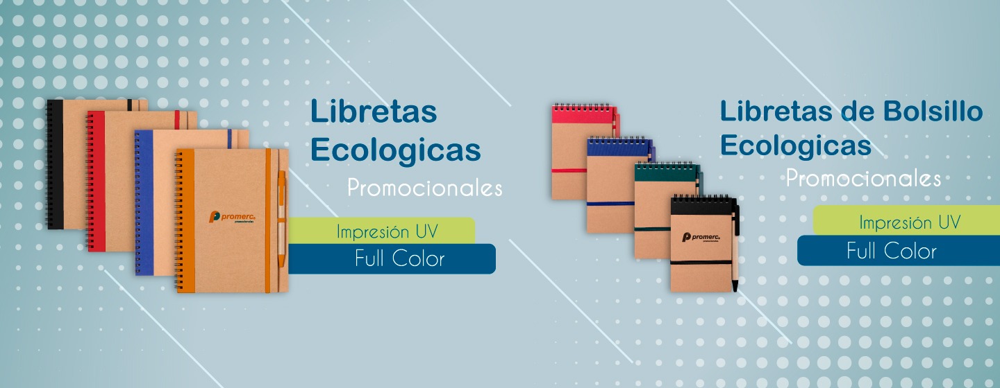 Cubo Ecológico con Notas Adhesivas Promocionales Promerc